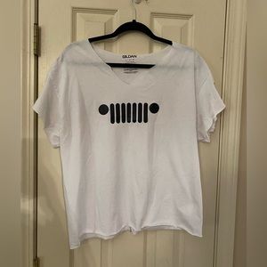 Gildan| Jeep cropped shirt